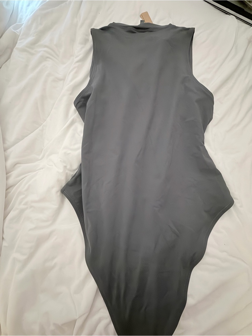 SKIMS Recycled Swim Sleeveless One Piece | Gunmetal | XL | Rare - Picture 4 of 6